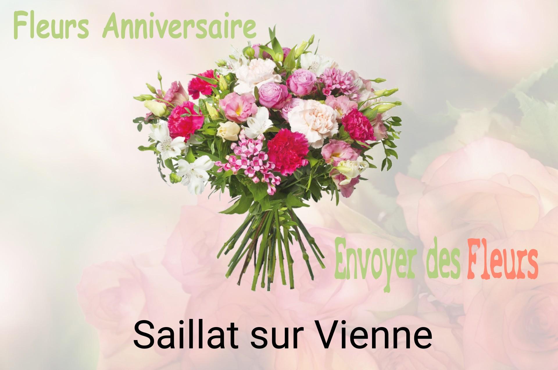 Bouquet de fleurs d’anniversaire livré à Saillat-sur-Vienne