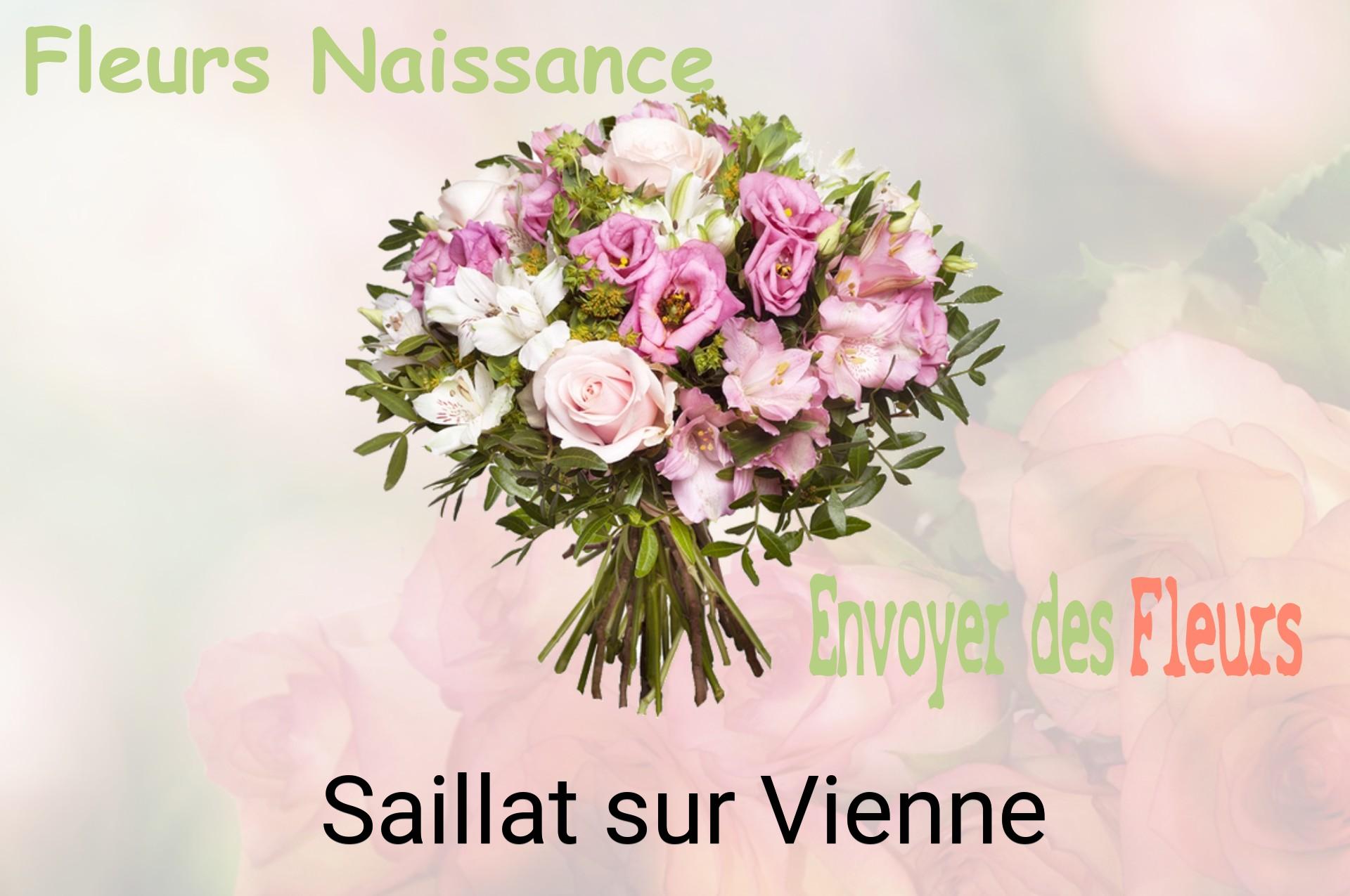 Bouquet de fleurs de naissance livré à Saillat-sur-Vienne